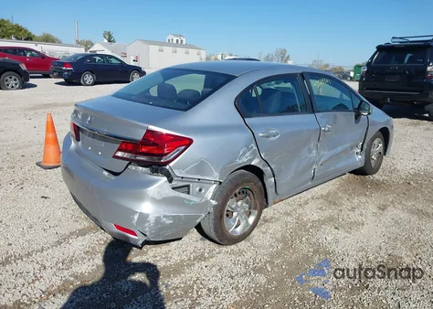 2013 Honda Civic Lx from USA, damaged, VIN 2HGFB2F58DH551217